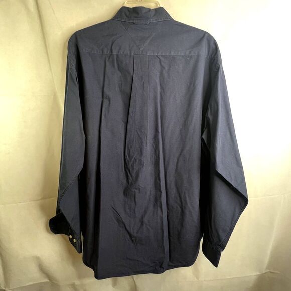 Tommy Hilfiger Cotton Long Sleeve Button Up Oxford Shirt Size Large - Picture 2 of 8